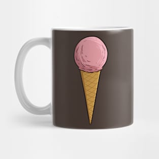 Ice Cream Cone - Strawberrry Mug